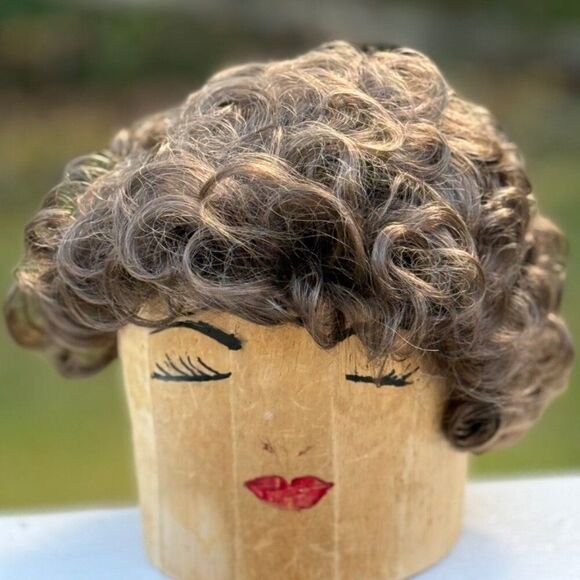 NEW Gabor Flexlite Wig Kanekalon Personal Fit Cap Short Curly Brown #10 main image 12